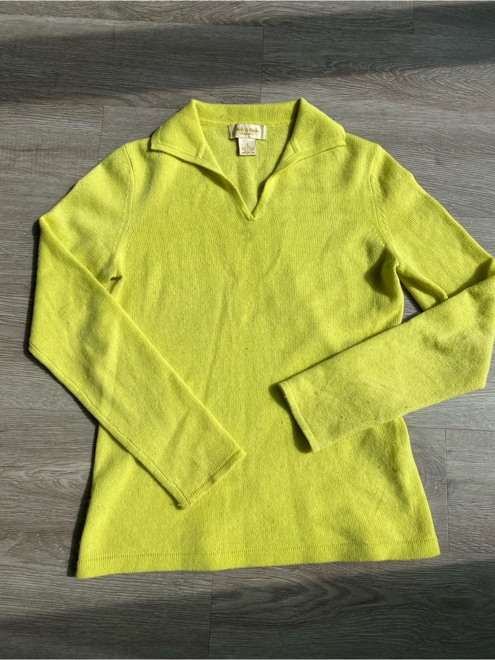 Vintage Peck and Peck Cashmere 2 ply sweater